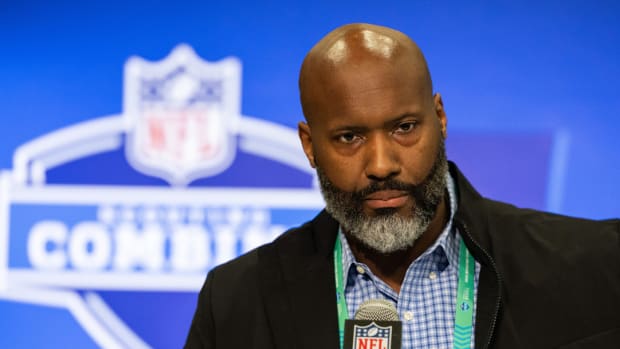 Detroit Lions general manager Brad Holmes at 2024 NFL Combine